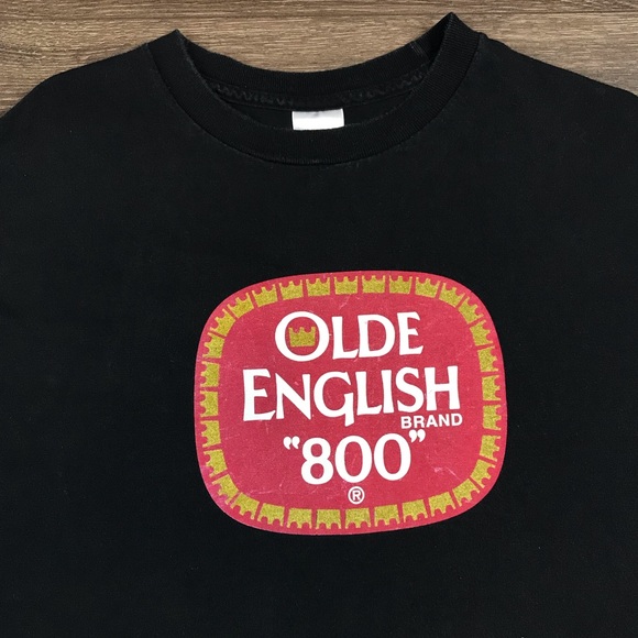 Tennessee River Men’s 2000’s Olde English Brand “800” Malt-Liquor Beer T-Shirt M - Picture 2 of 5